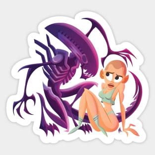 Alien Sticker